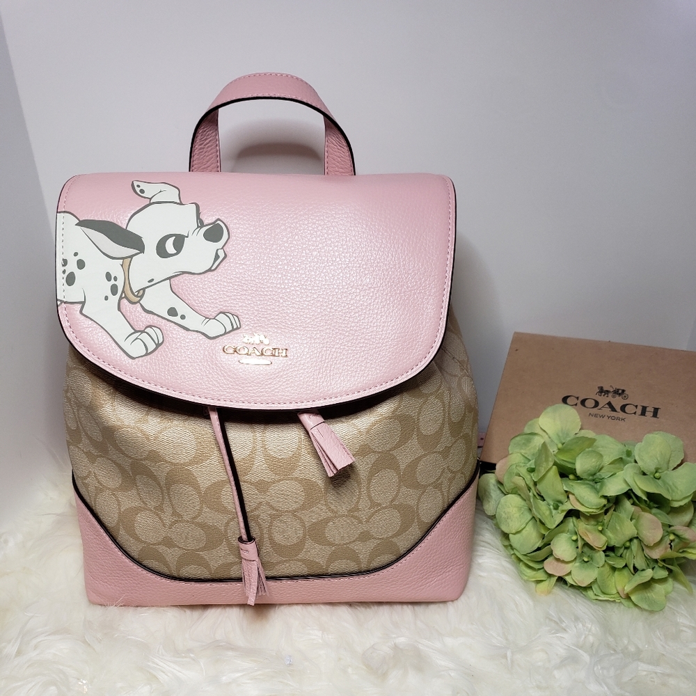 NWT Coach Disney Backpack Dalmatian